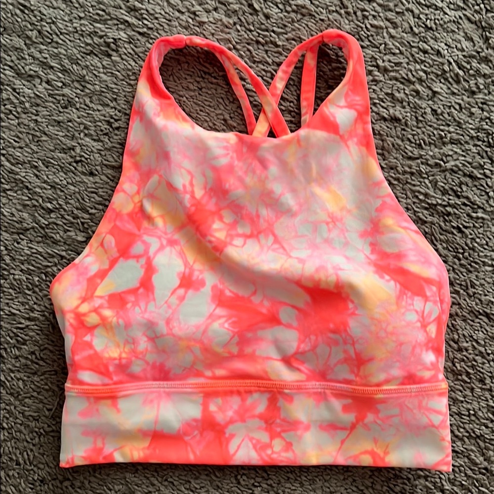 lululemon athletica Pink and Orange Sports Bra